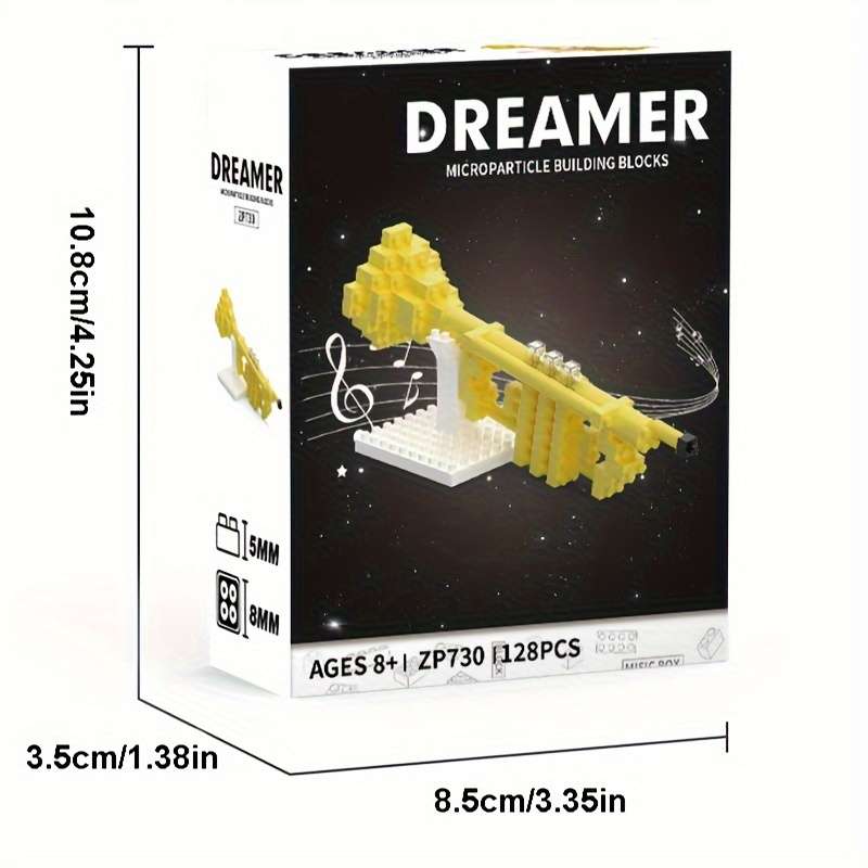 3D Puzzle Musical Instrument Model Style Red Guitar