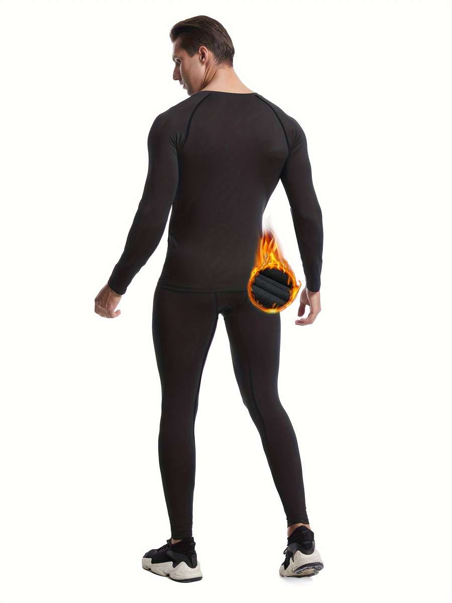 Thermal Underwear Color Black Sizes