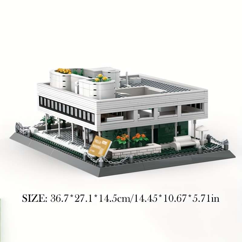 Building Toy Architectural Model Toy Set Style Villa Savoye