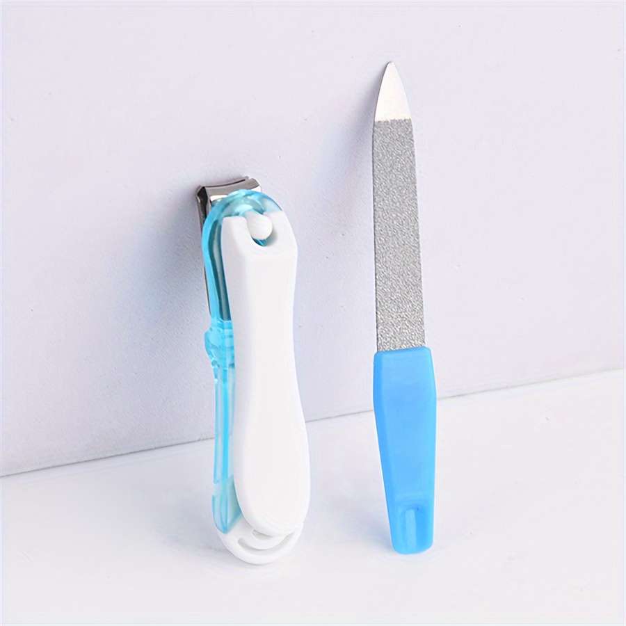 2-Piece Nail Clippers With Nail File Set