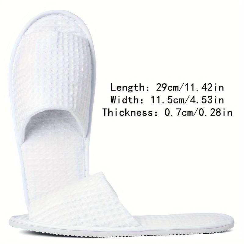Cotton Slippers Color White Size43