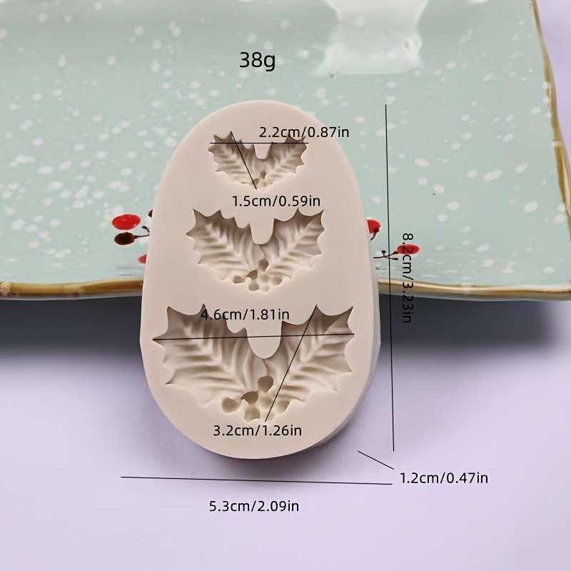 Suitable For Baking Molds Items Gray Leaf