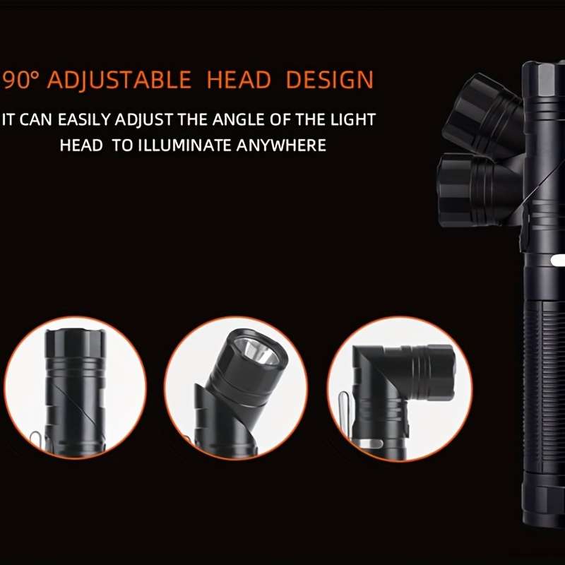 Flashlight Color Black Modelsst40 Led