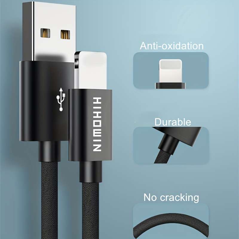 1pc Fast Charging Cable USB Data Synchronization Cable For 100cm IPhone 14 13 12 11 Pro Max SE