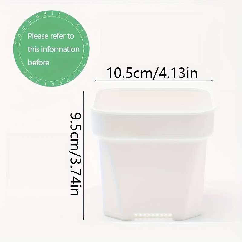 Flowerpotmodel 8Cm-3 15Incolor 5Pcs-White