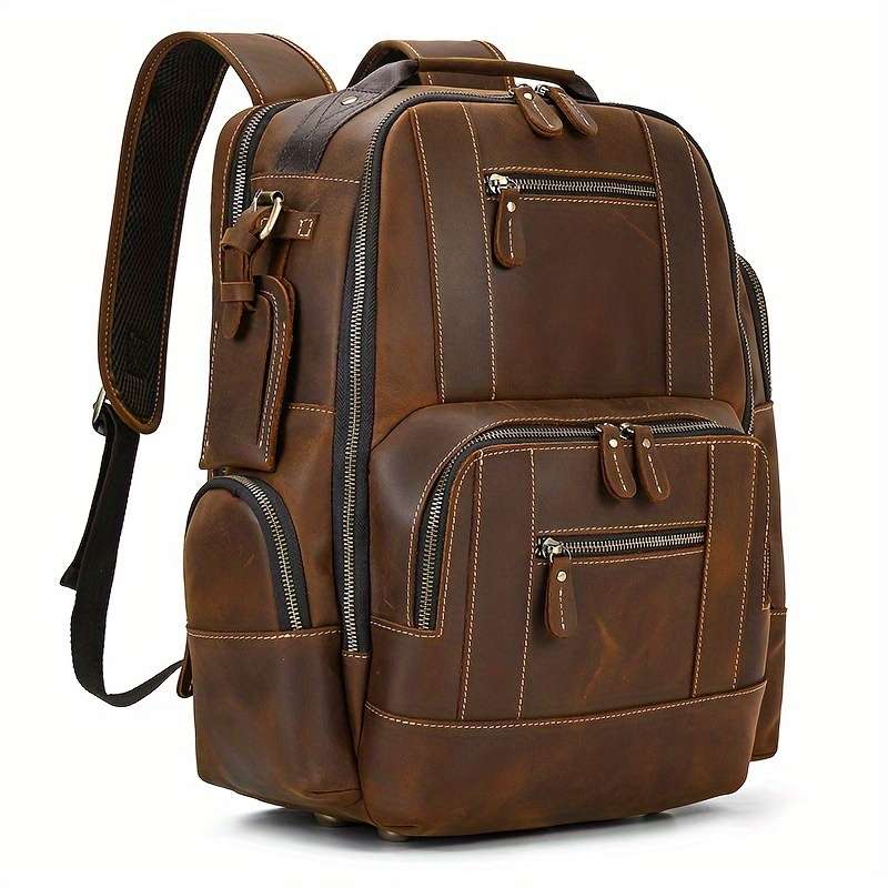 Men S Backpack Brown1