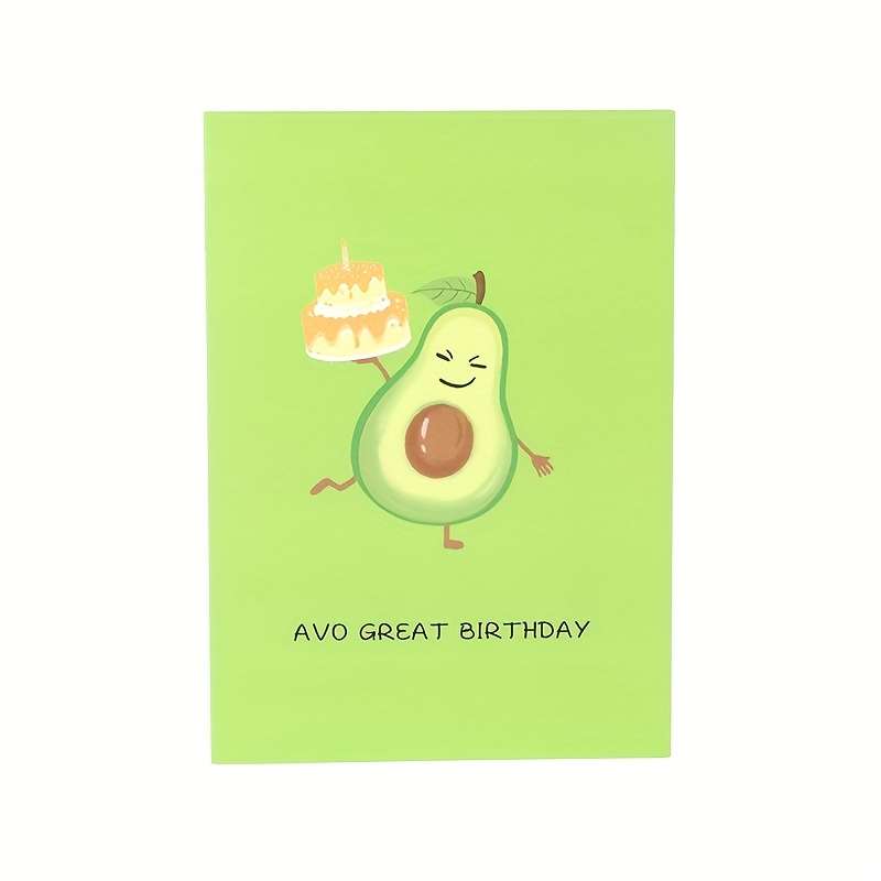 Greeting Cards Style Avocado