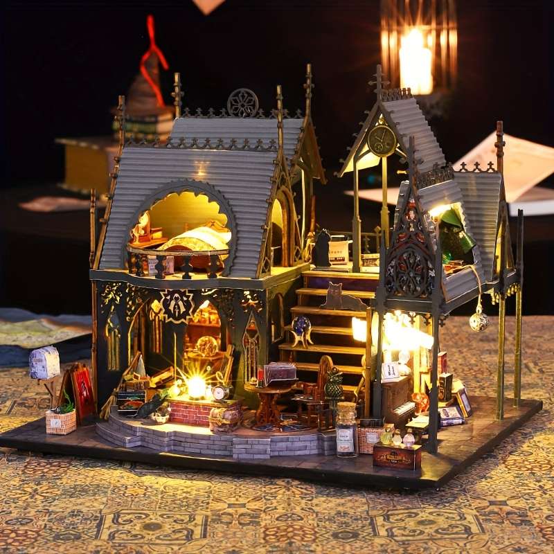 3D Model Desktop Ornament Style Luna Magic House