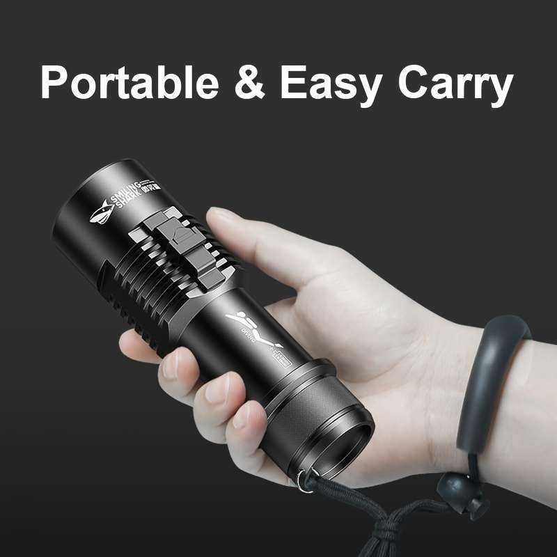 Premium 1Pc Smiling Shark Scuba Diving Flashlight Dive Professional Reliable