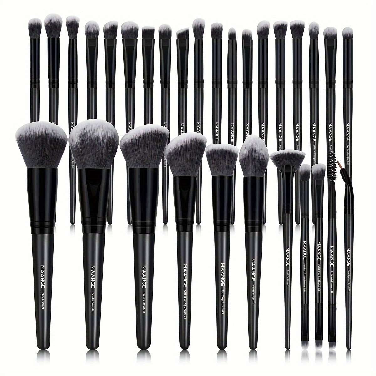 Makeup Brush Set Color Black 1