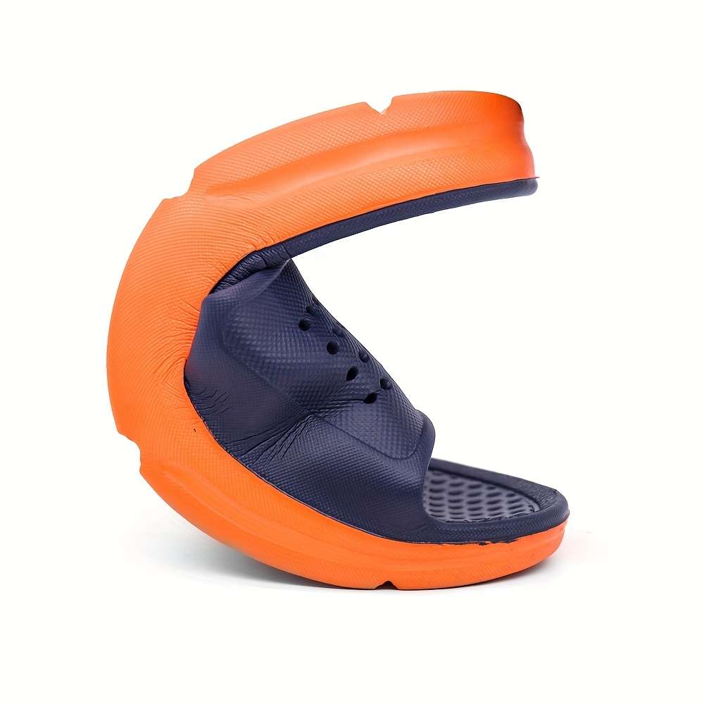 Men Slippers Summer Style Blue Size Uk 7