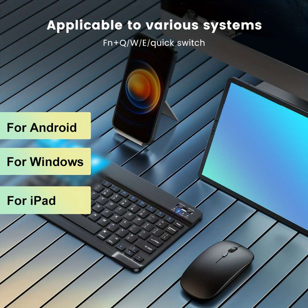 Mini Wireless Keyboard And Mouse Set