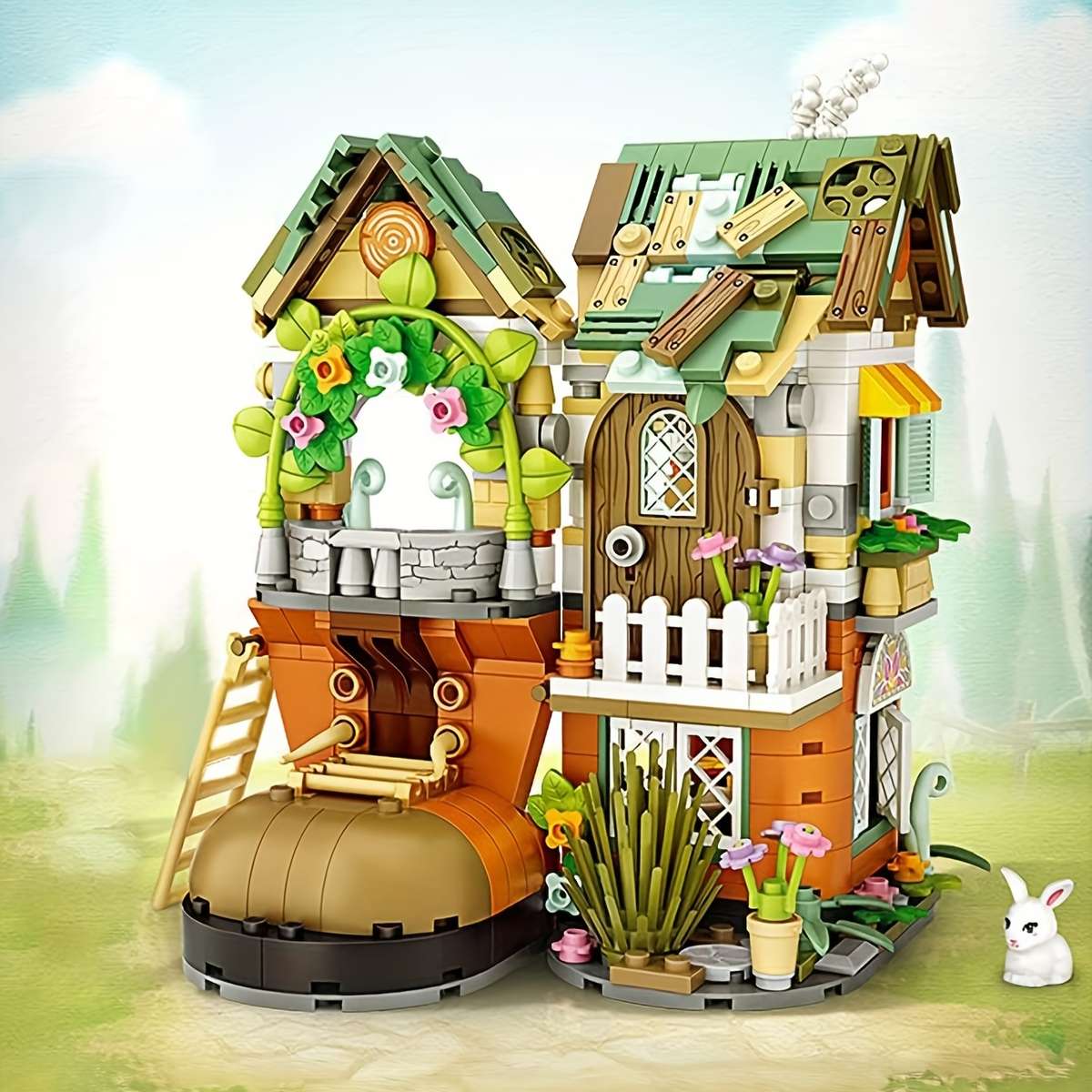 Building Toy Architectural Model Toy Set Style Dwarf House