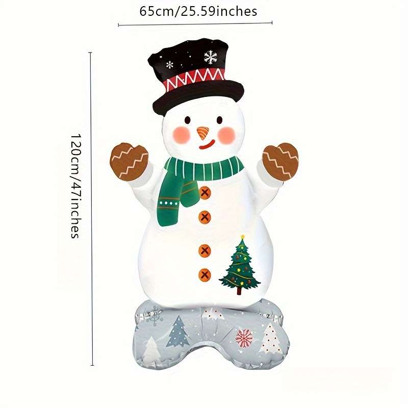 Balloon Items 2Pcs Snowman Standing Balloons
