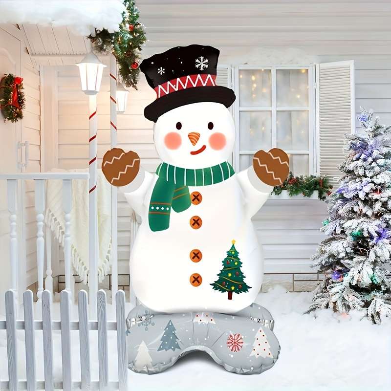 Balloon Items 2Pcs Snowman Standing Balloons