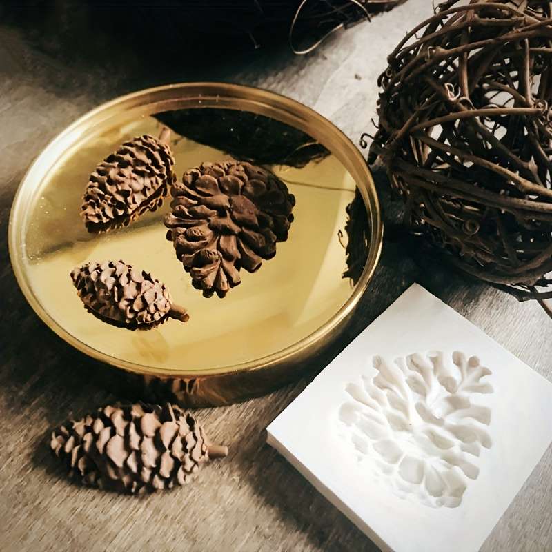 Suitable For Baking Molds Color Single Pine Cone Silicone Mold