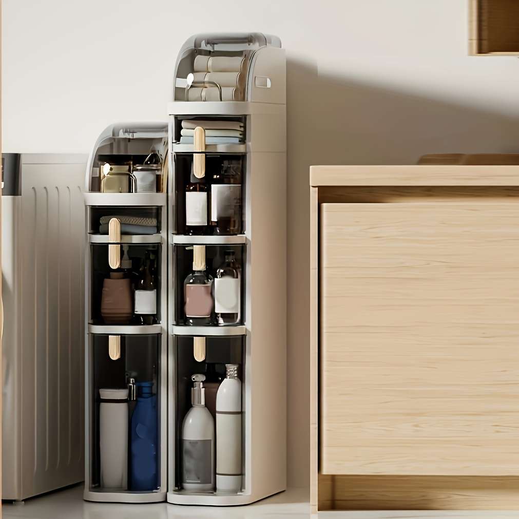 Bathroom Storage Rack Color White Model3 Tiers