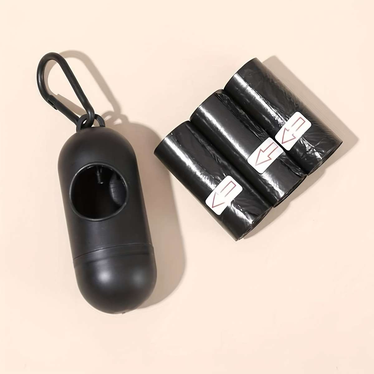 Durable Portable Garbage Bag Capsule 1 Roll Garbage Bag Compact Portable White