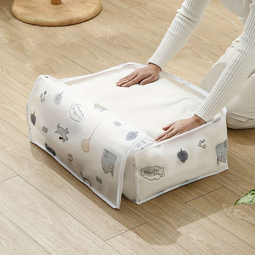 Minimalist Dustproof Wardrobe Clothes Storage Bag Large Capacity Clothes For