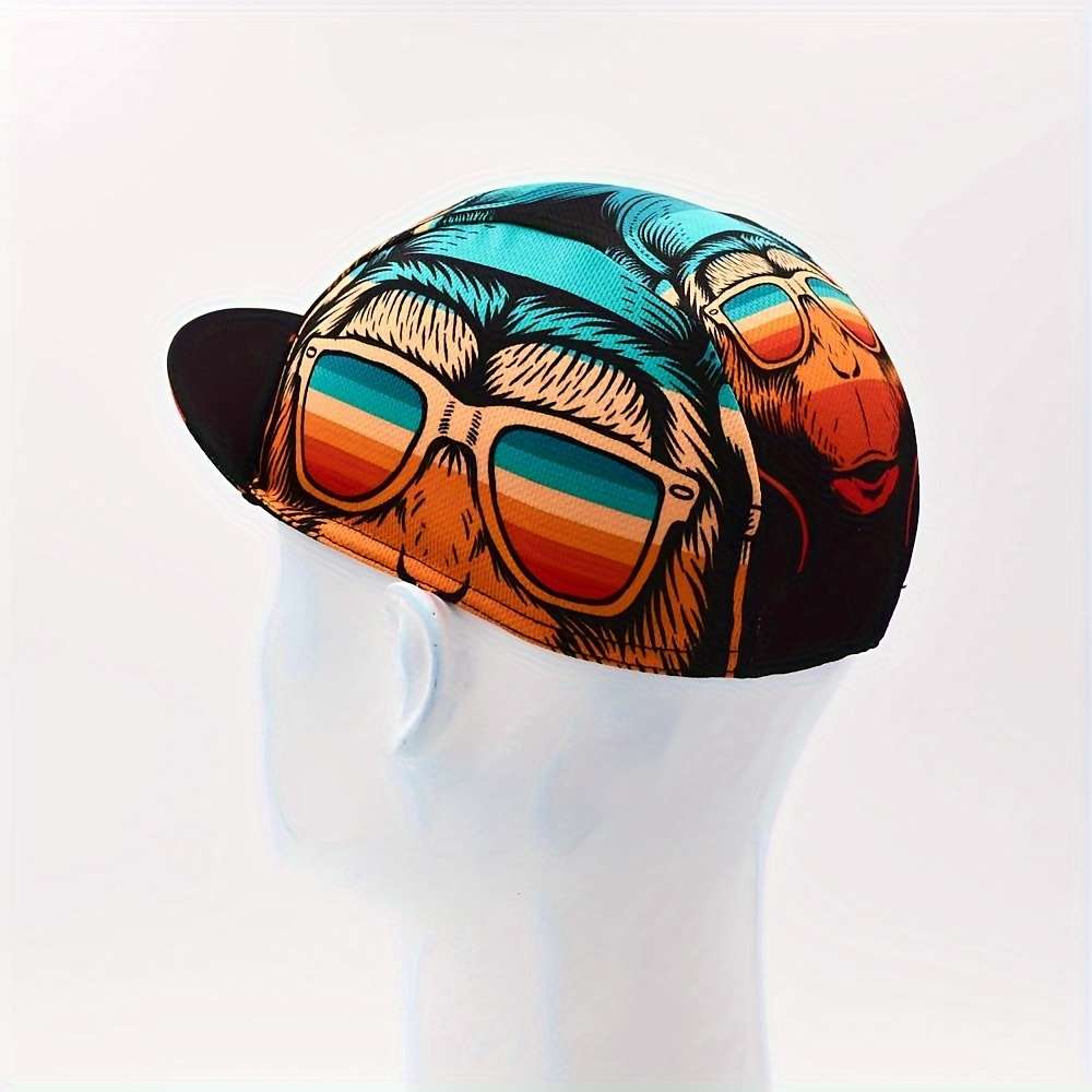 1pc Bike Cycling Cap Sport Hat Outdoor Vintage Skull Cap