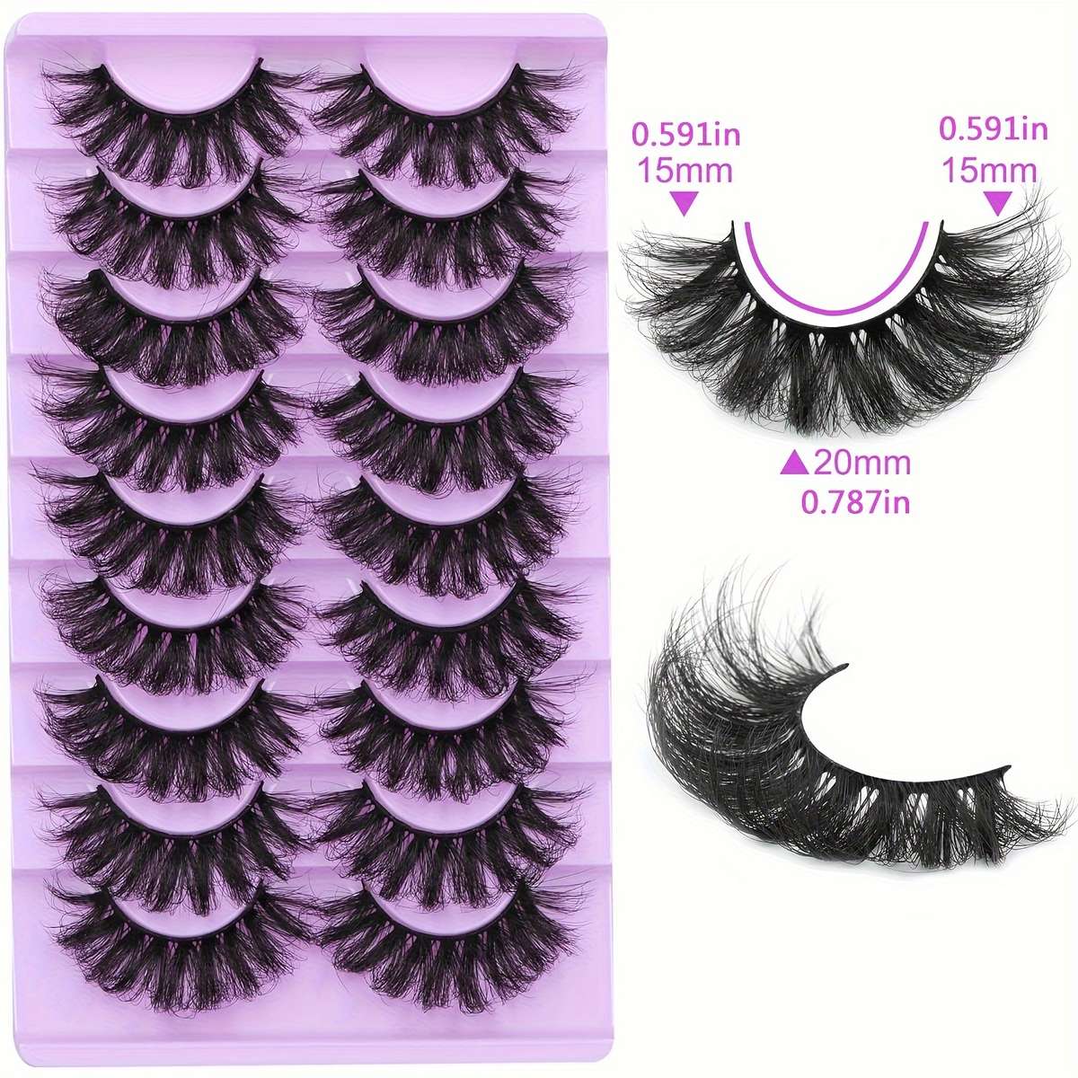 False Eyelashes Size Al Z901