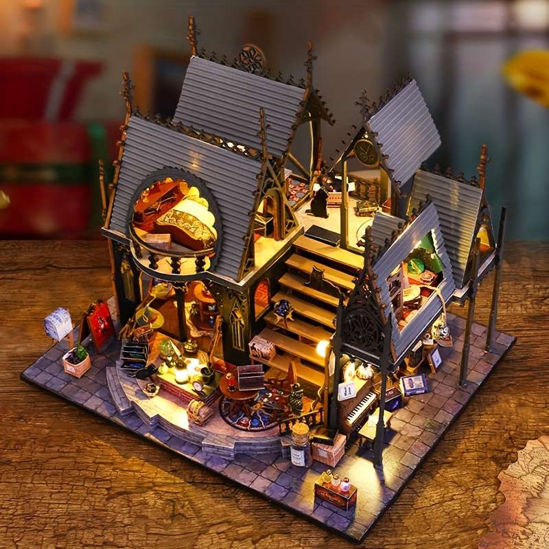 3D Model Desktop Ornament Style Luna Magic House