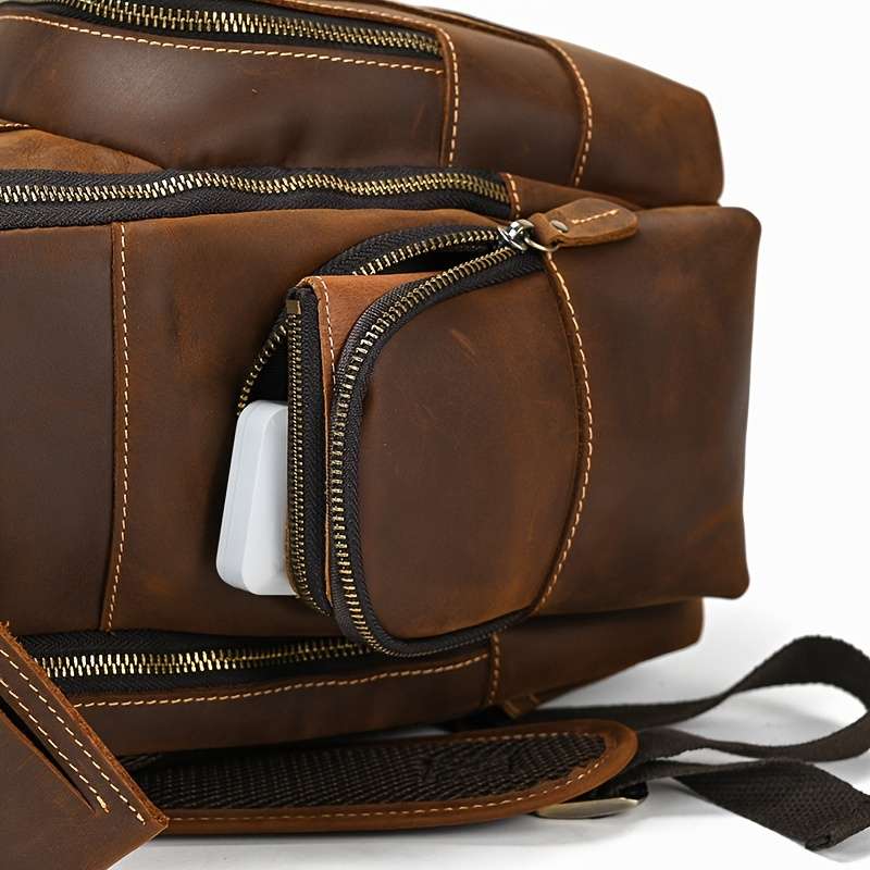 Men S Backpack Brown1