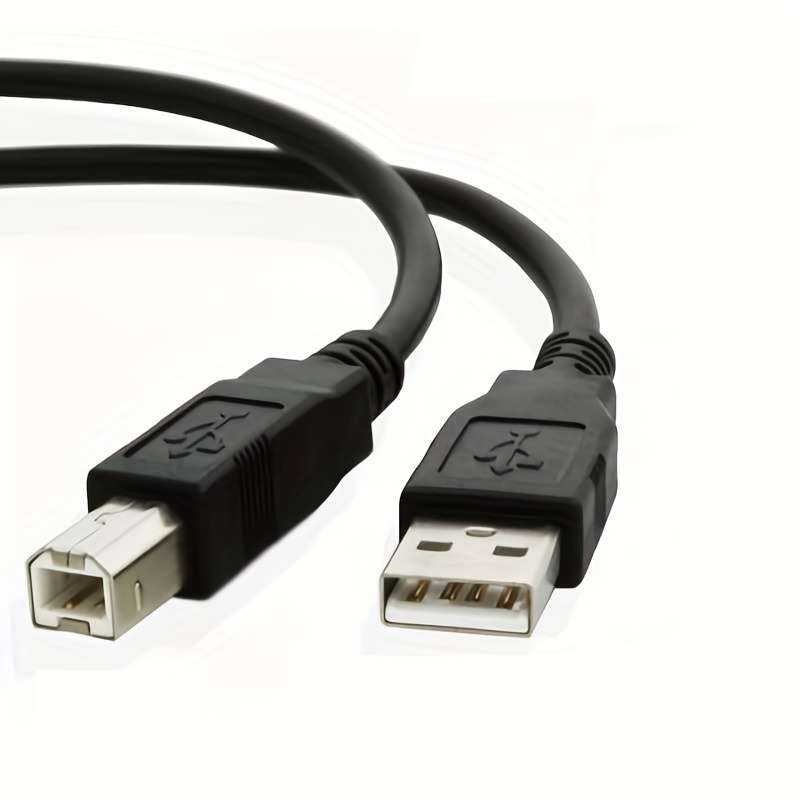 1pc 100cm USB Printer Cable USB A to B Cable 2.0 USB B Cable for High-Speed Printers Compati