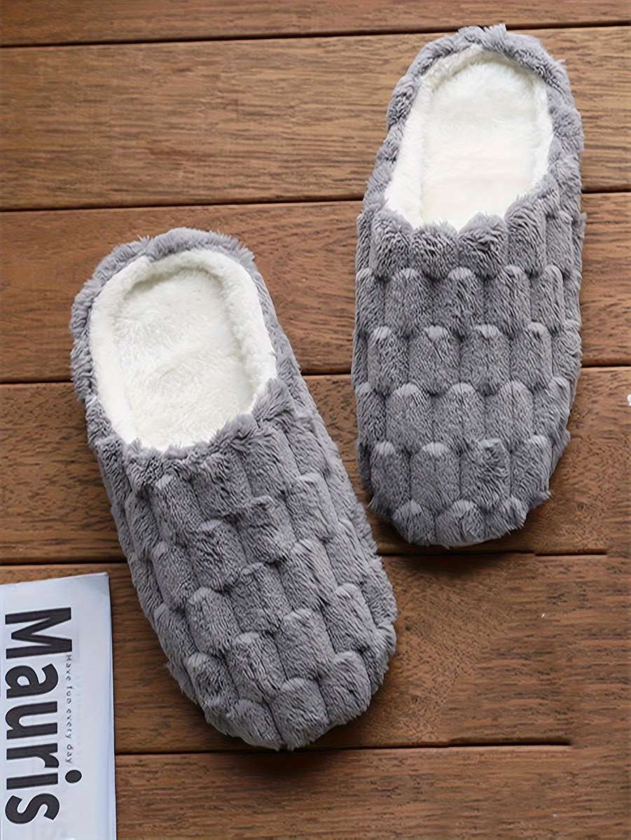 Cotton Slippers Color Grey Sizeuk 6.5-7