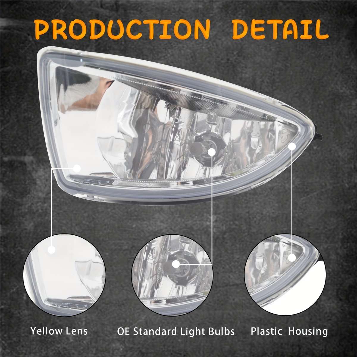Car Lights Items 2Pcs With Wiring Kit