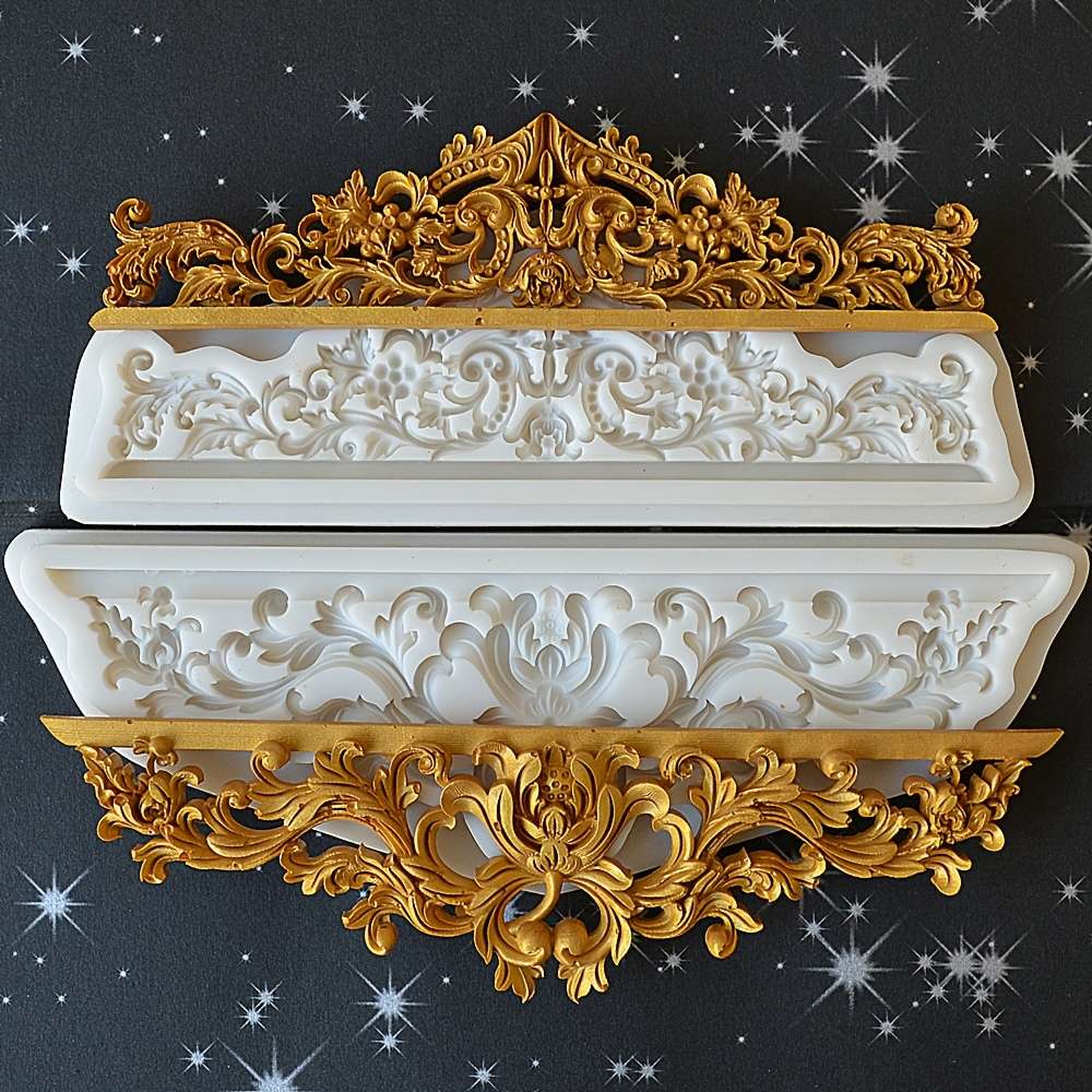 Suitable For Baking Molds Style Relief Lace 1