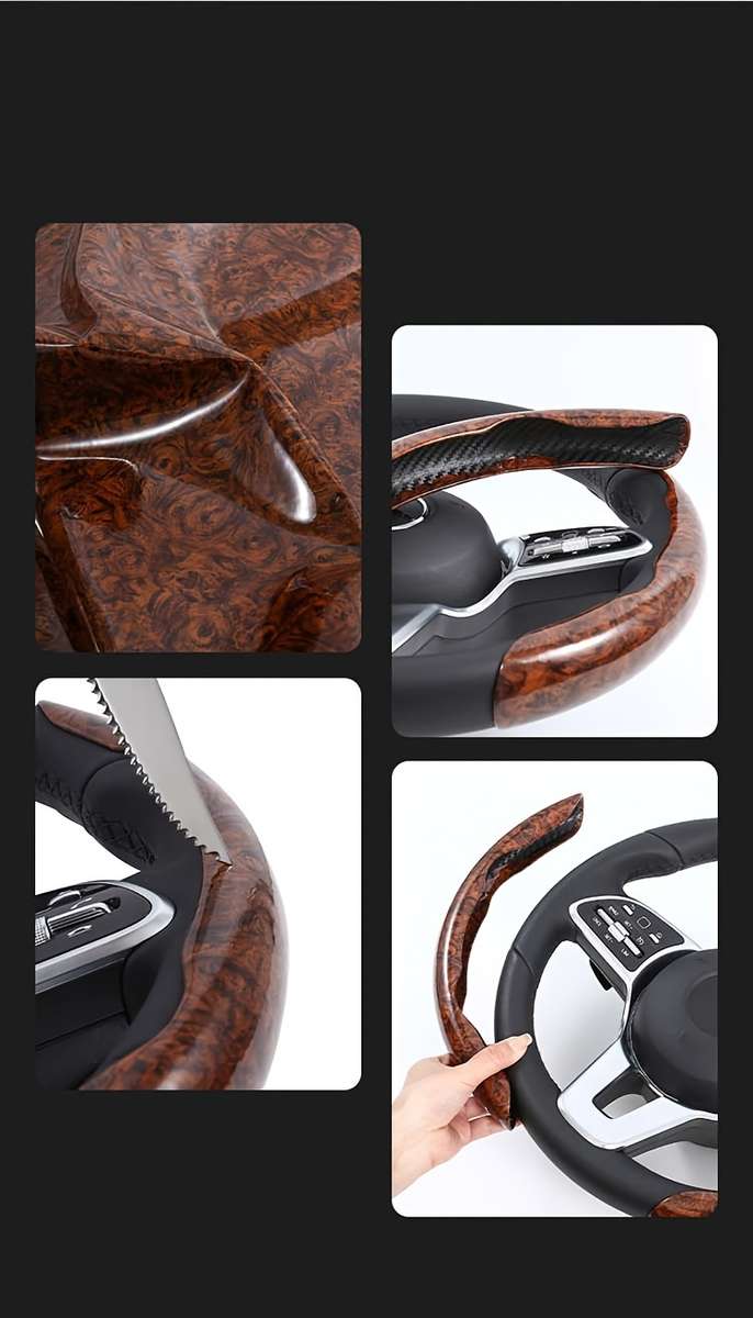 Car Steering Wheel Cover Yellow