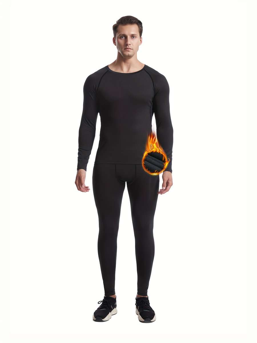 Thermal Underwear Color Black Sizes