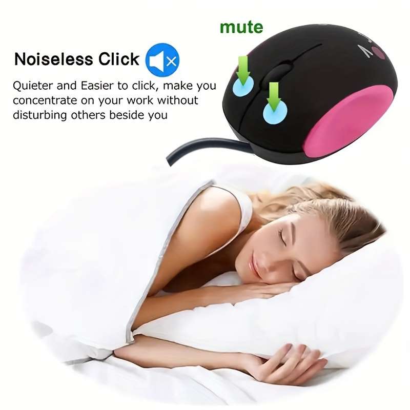 Mouse Color Rose Red Color