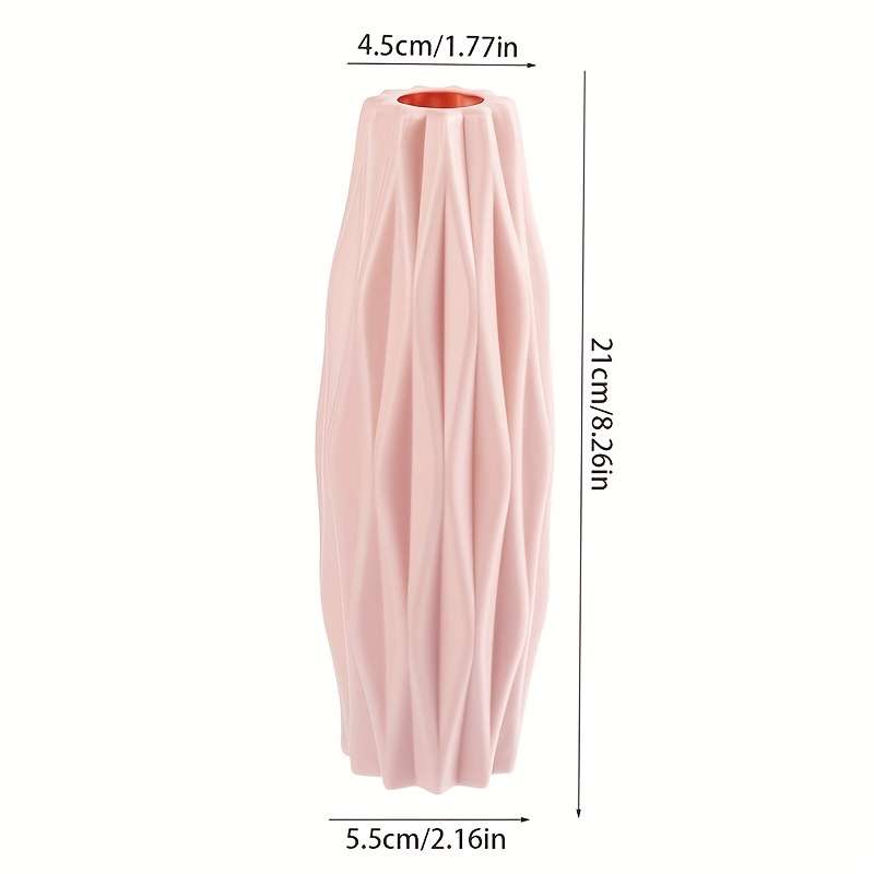 Premium Nordic Style Plastic Vase Lightweight Long Lasting Quality Ideal