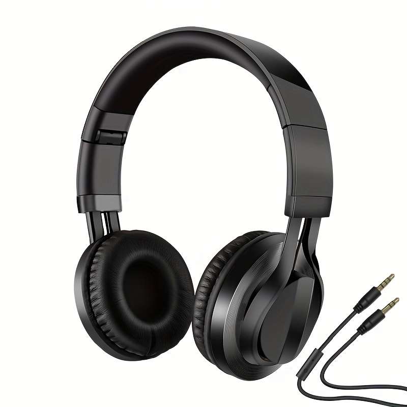 Wired Headphones Black