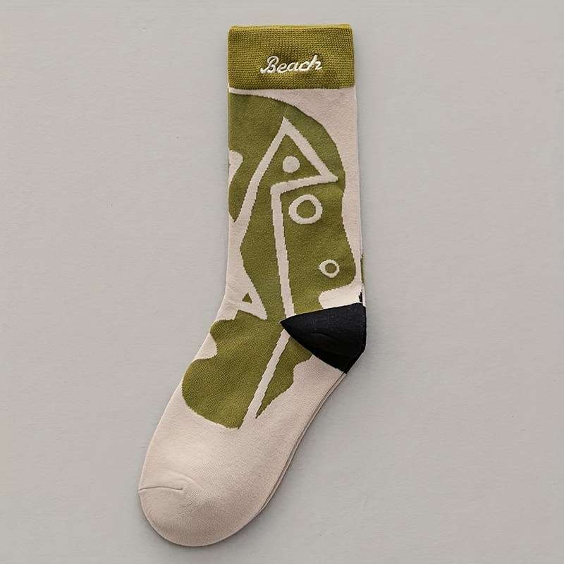 Women S Socks Color PinkRedYellowWhite In 4 Pairs Size Onesize