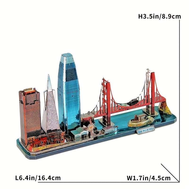 Building Toy Architectural Model Toy Set Items Paris Street Scene