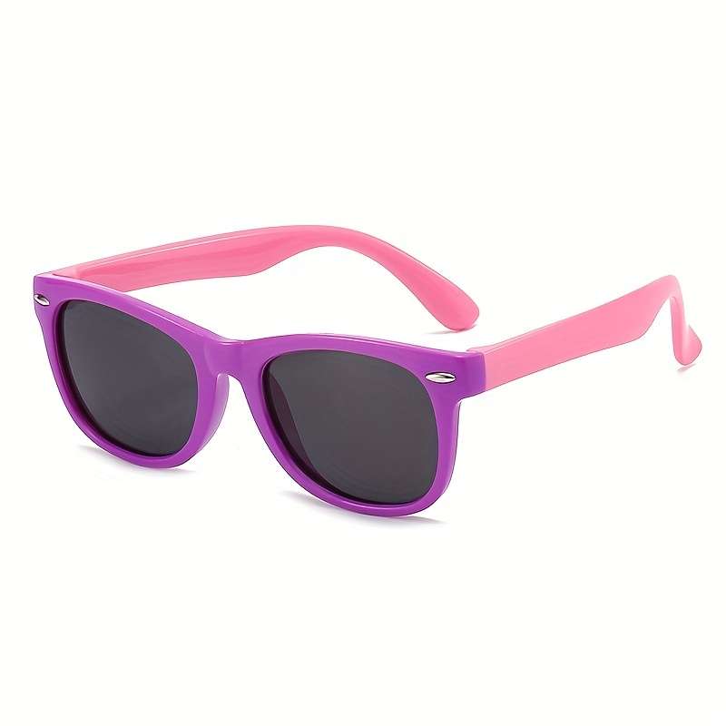 Kids Glasses Color Orange Frame White Legs