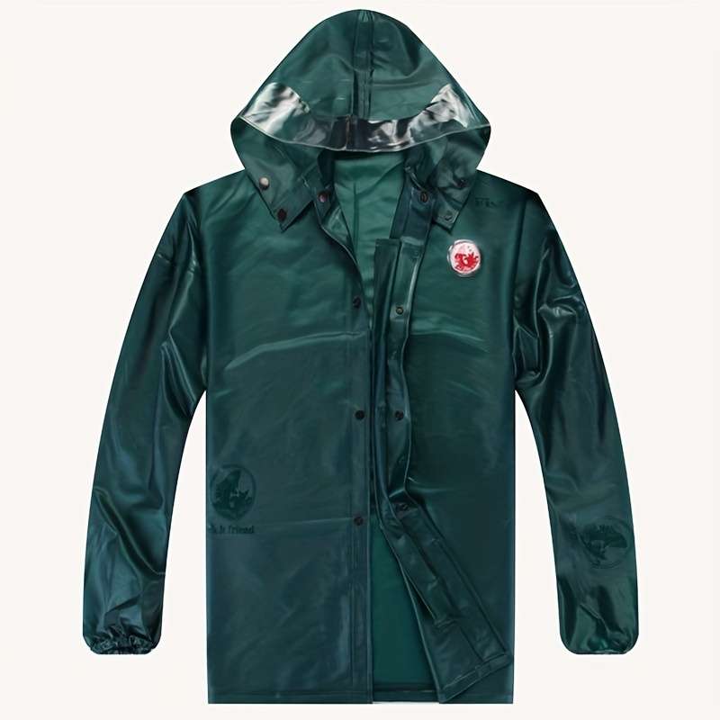 Raincoat Green Size M