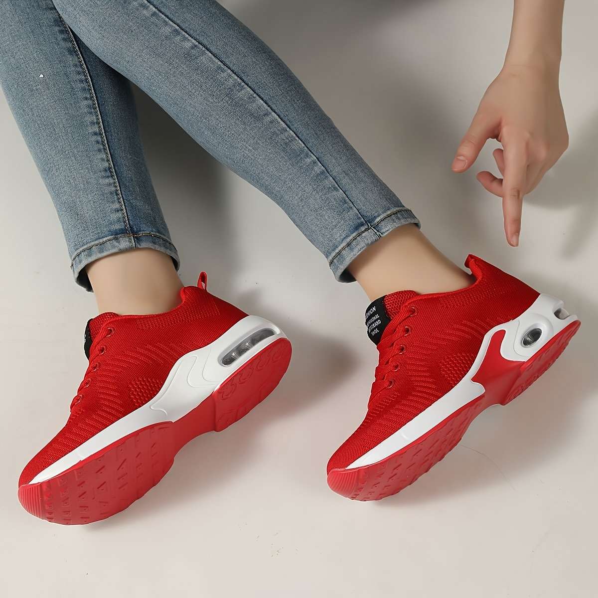 Women S Sneakers Color Red Sizeuk 2