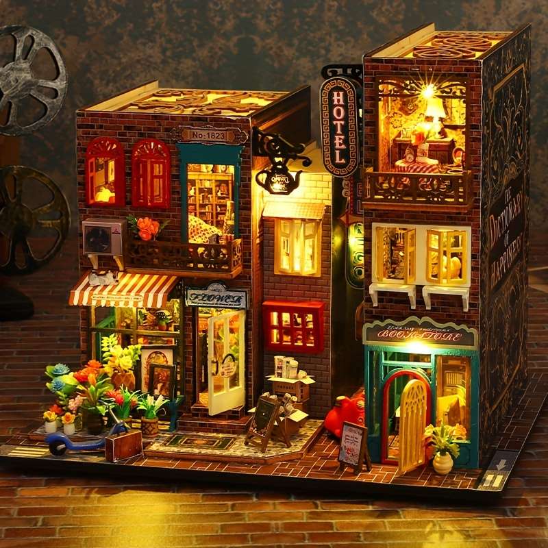 3D House Puzzle Model Items Diy Cabin