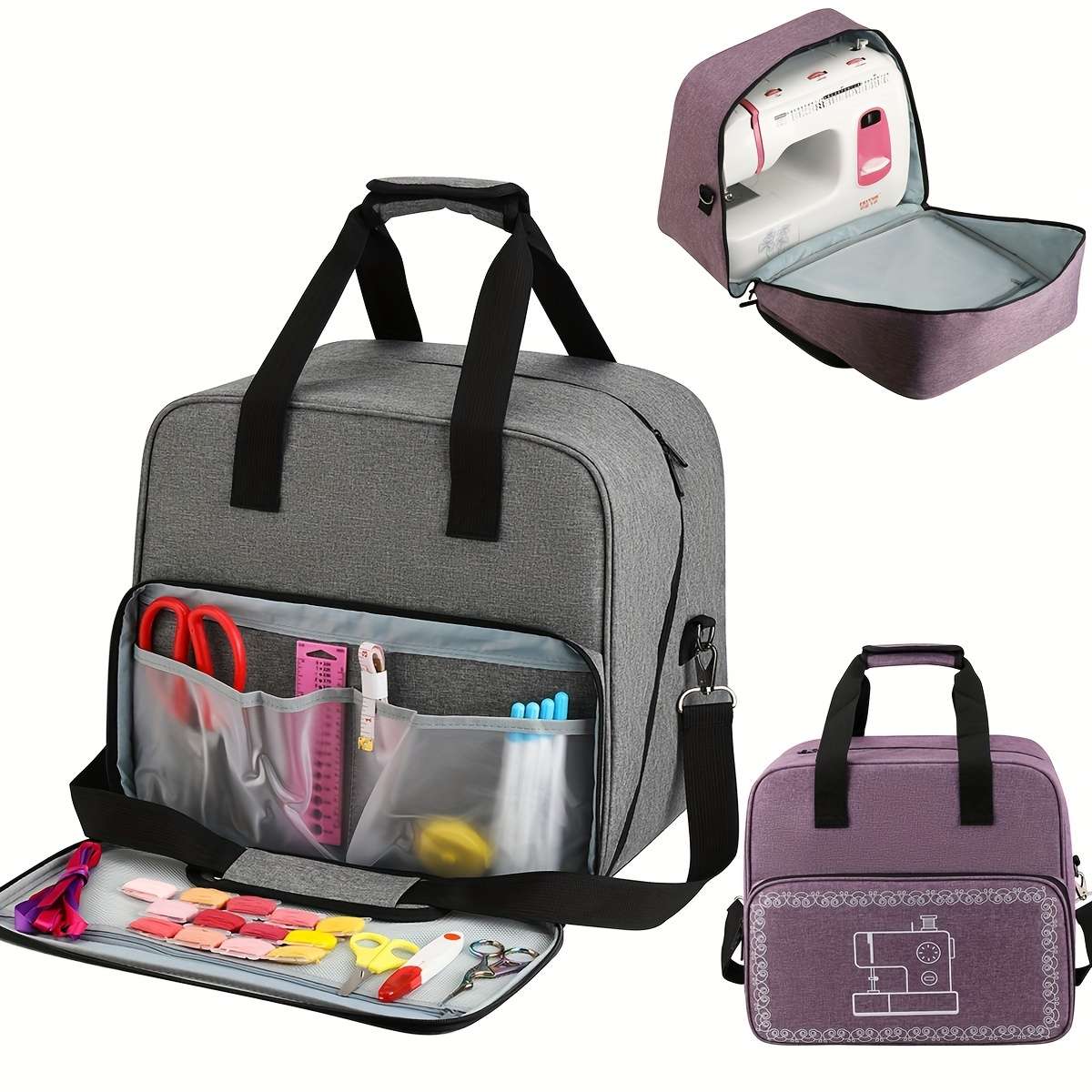 Storage Bag Style Sewing Machine Bag Purple