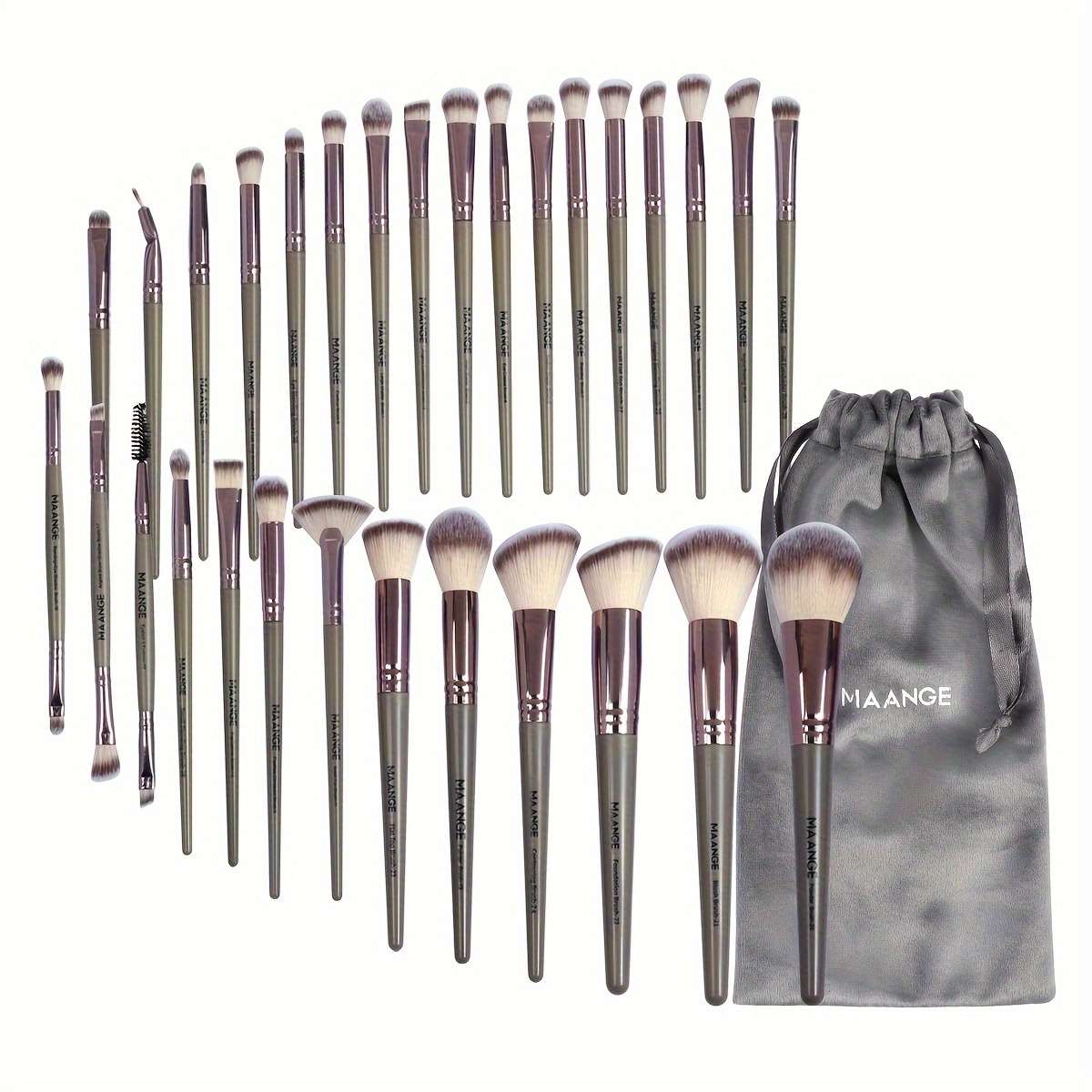 Makeup Brush Set Color Black 1With Bag