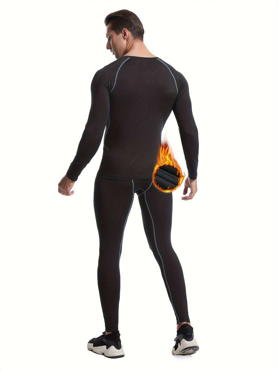 Thermal Underwear Color Black Sizes