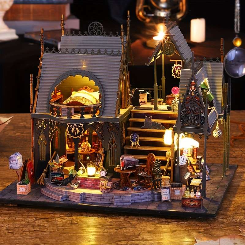 3D Model Desktop Ornament Style Luna Magic House