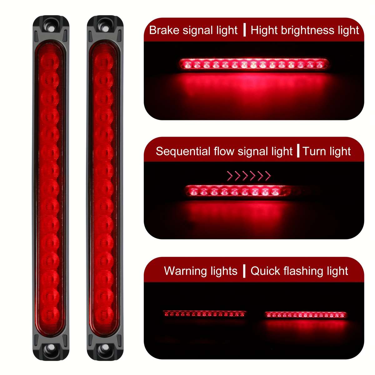 Car Lights Color Red Quantity 2Pcs