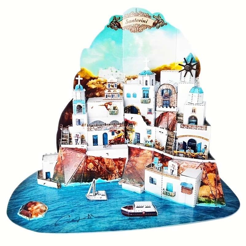 Building Toy Architectural Model Toy Set Items Paris Street Scene