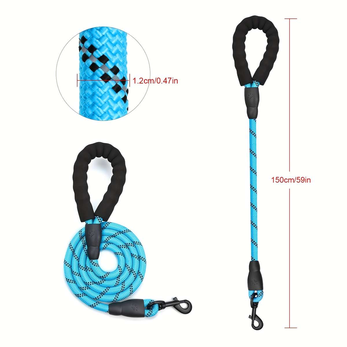 Dog Leash Color Light Brown1 Size S