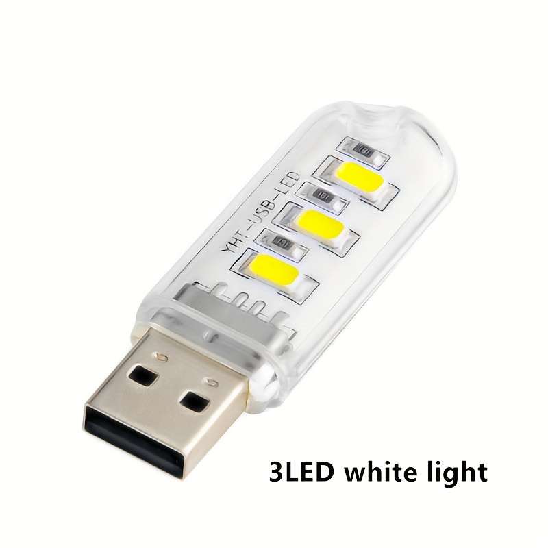 Flashlight Model 3Leds Warm Light